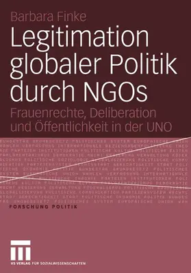 Finke |  Legitimation globaler Politik durch NGOs | Buch |  Sack Fachmedien