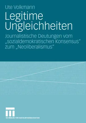 Volkmann |  Legitime Ungleichheiten | Buch |  Sack Fachmedien