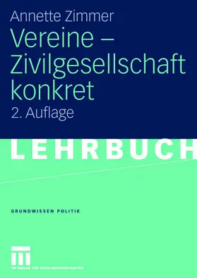 Zimmer |  Vereine - Zivilgesellschaft konkret | Buch |  Sack Fachmedien