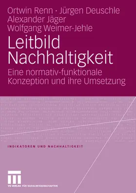 Renn / Weimer-Jehle / Deuschle |  Leitbild Nachhaltigkeit | Buch |  Sack Fachmedien