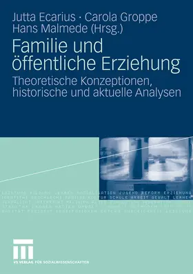 Ecarius / Malmede / Groppe |  Familie und öffentliche Erziehung | Buch |  Sack Fachmedien