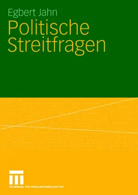 Jahn |  Politische Streitfragen | Buch |  Sack Fachmedien