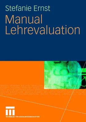 Ernst |  Manual Lehrevaluation | Buch |  Sack Fachmedien