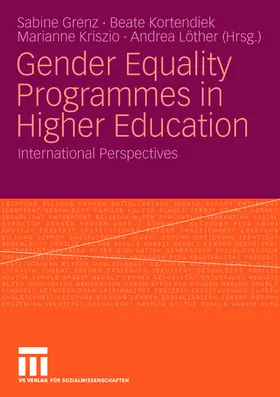 Grenz / Löther / Kortendiek |  Gender Equality Programmes in Higher Education | Buch |  Sack Fachmedien