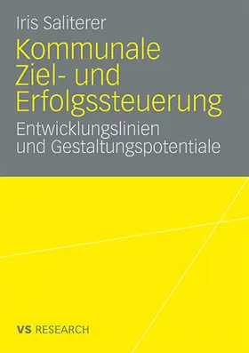 Saliterer |  Kommunale Ziel- und Erfolgssteuerung | Buch |  Sack Fachmedien