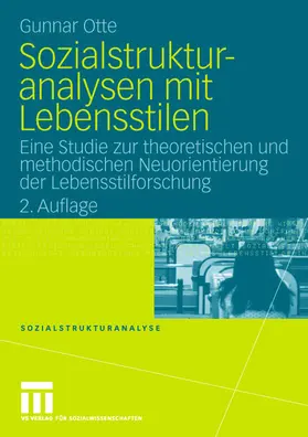 Otte |  Sozialstrukturanalysen mit Lebensstilen | Buch |  Sack Fachmedien