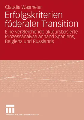 Wasmeier |  Erfolgskriterien föderaler Transition | Buch |  Sack Fachmedien
