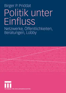 Priddat |  Politik unter Einfluss | Buch |  Sack Fachmedien