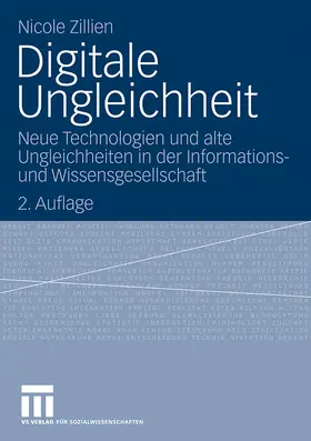 Zillien |  Digitale Ungleichheit | Buch |  Sack Fachmedien