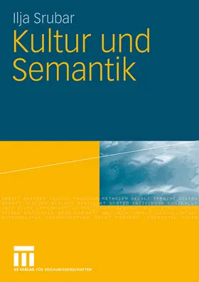 Srubar |  Kultur und Semantik | Buch |  Sack Fachmedien