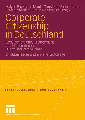 Backhaus-Maul / Biedermann / Nährlich |  Corporate Citizenship in Deutschland | Buch |  Sack Fachmedien