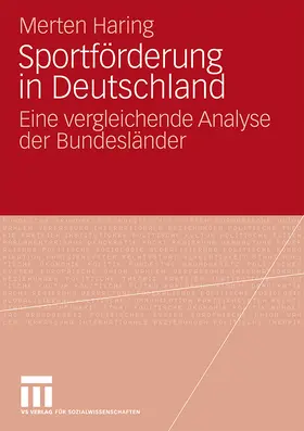 Haring |  Sportförderung in Deutschland | Buch |  Sack Fachmedien