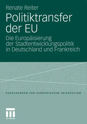 Reiter |  Politiktransfer der EU | Buch |  Sack Fachmedien