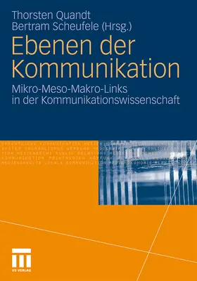 Scheufele / Quandt |  Ebenen der Kommunikation | Buch |  Sack Fachmedien