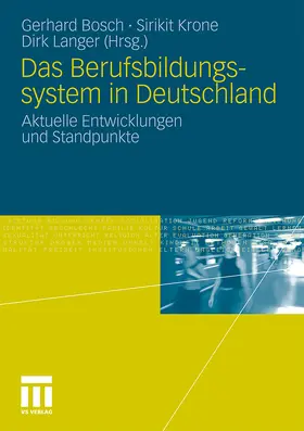 Bosch / Langer / Krone |  Das Berufsbildungssytem in Deutschland | Buch |  Sack Fachmedien