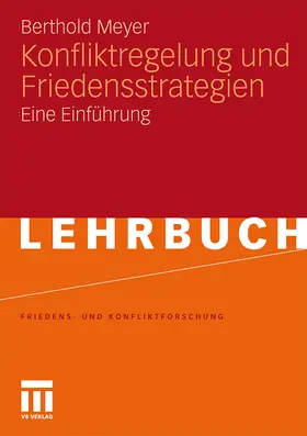 Meyer |  Konfliktregelung und Friedensstrategien | Buch |  Sack Fachmedien