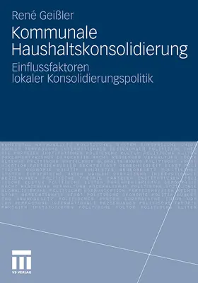 Geißler |  Kommunale Haushaltskonsolidierung | Buch |  Sack Fachmedien