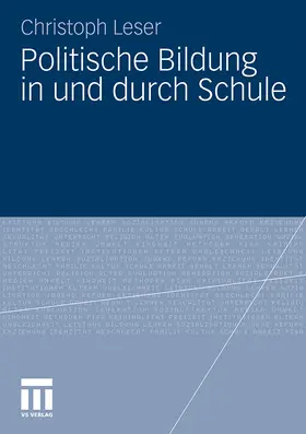 Leser |  Politische Bildung in und durch Schule | Buch |  Sack Fachmedien