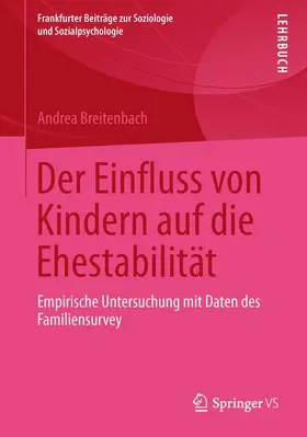 Breitenbach |  Der Einfluss von Kindern auf die Ehestabilität | Buch |  Sack Fachmedien