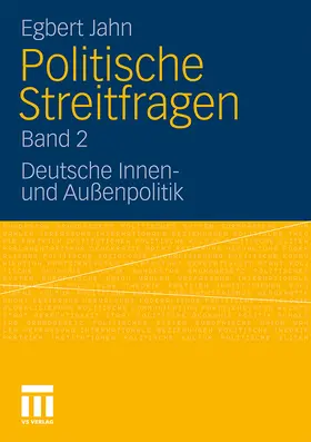 Jahn |  Politische Streitfragen | Buch |  Sack Fachmedien