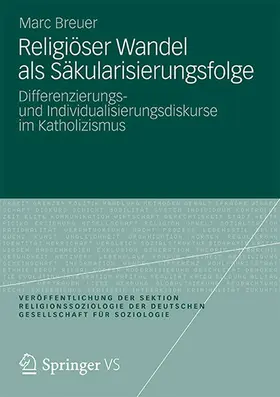 Breuer |  Religiöser Wandel als Säkularisierungsfolge | Buch |  Sack Fachmedien