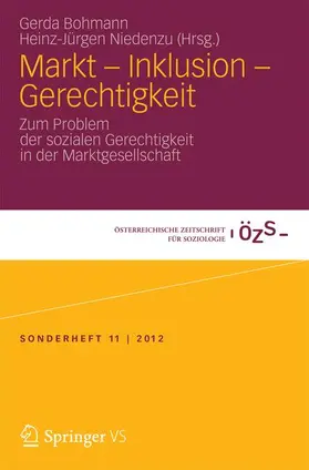 Niedenzu / Bohmann |  Markt ¿ Inklusion - Gerechtigkeit | Buch |  Sack Fachmedien