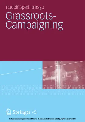 Speth | Grassroots-Campaigning | E-Book | sack.de