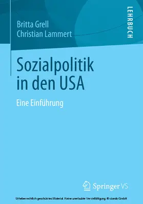 Grell / Lammert |  Sozialpolitik in den USA | eBook | Sack Fachmedien