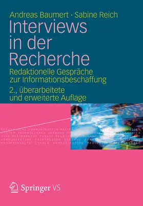 Baumert / Reich |  Interviews in der Recherche | eBook | Sack Fachmedien
