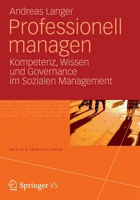 Langer |  Professionell managen | eBook | Sack Fachmedien