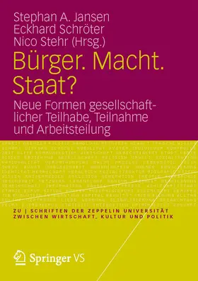 Jansen / Schröter / Stehr | Bürger. Macht. Staat? | E-Book | www2.sack.de