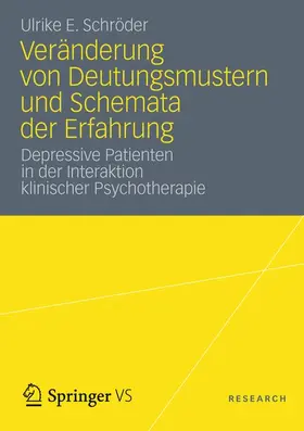 Schröder |  Veränderung von Deutungsmustern und Schemata der Erfahrung | Buch |  Sack Fachmedien