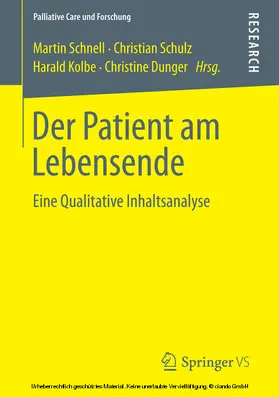 Schnell / Schulz / Kolbe |  Der Patient am Lebensende | eBook | Sack Fachmedien