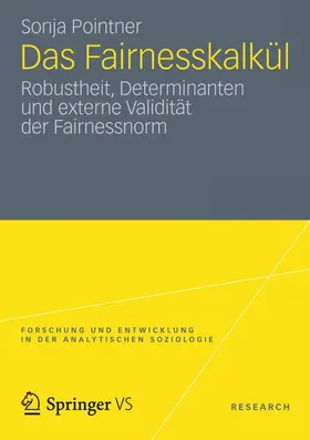 Pointner |  Das Fairnesskalkül | Buch |  Sack Fachmedien