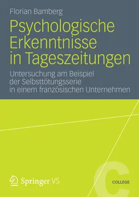 Bamberg | Psychologische Erkenntnisse in Tageszeitungen | E-Book | sack.de
