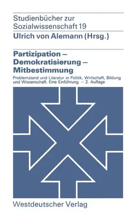 Alemann |  Partizipation - Demokratisierung - Mitbestimmung | Buch |  Sack Fachmedien