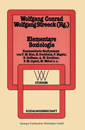 Streeck / Conrad |  Elementare Soziologie | Buch |  Sack Fachmedien
