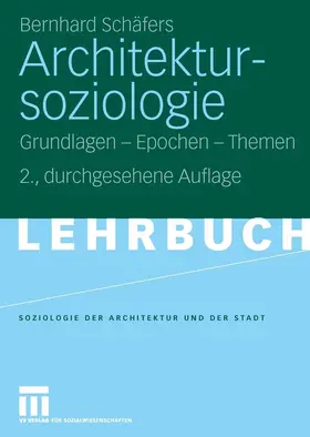 Schäfers | Architektursoziologie | E-Book | sack.de