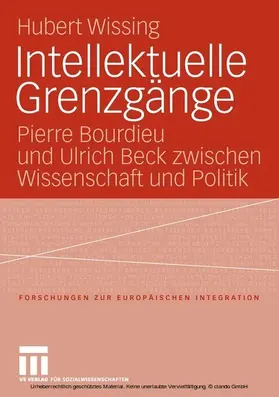 Wissing |  Intellektuelle Grenzgänge | eBook | Sack Fachmedien