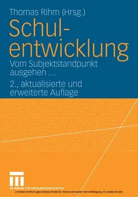 Rihm |  Schulentwicklung | eBook | Sack Fachmedien
