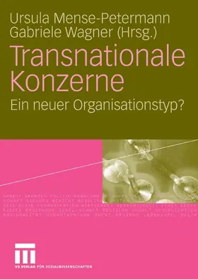 Mense-Petermann / Wagner | Transnationale Konzerne | E-Book | sack.de