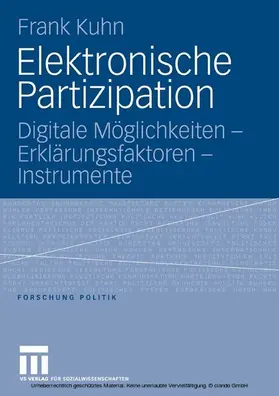 Kuhn | Elektronische Partizipation | E-Book | sack.de