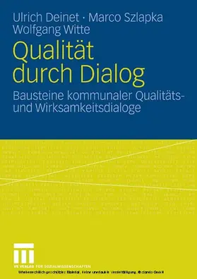 Deinet / Szlapka / Witte |  Qualität durch Dialog | eBook | Sack Fachmedien