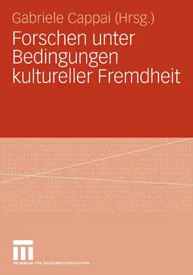 Cappai |  Forschen unter Bedingungen kultureller Fremdheit | eBook | Sack Fachmedien