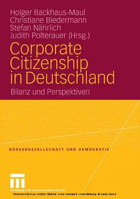 Backhaus-Maul / Biedermann / Nährlich |  Corporate Citizenship in Deutschland | eBook | Sack Fachmedien