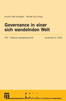 Schuppert / Zürn |  Governance in einer sich wandelnden Welt | eBook | Sack Fachmedien