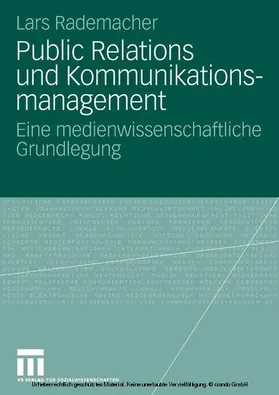 Rademacher |  Public Relations und Kommunikationsmanagement | eBook | Sack Fachmedien