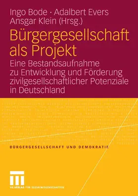 Bode / Evers / Klein |  Bürgergesellschaft als Projekt | eBook | Sack Fachmedien