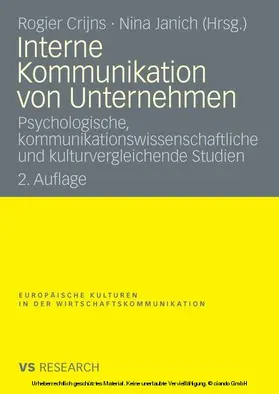 Crijns / Janich |  Interne Kommunikation von Unternehmen | eBook | Sack Fachmedien