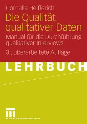 Helfferich |  Die Qualität qualitativer Daten | eBook | Sack Fachmedien